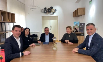 Градоначалникот Ганиу во посета на Општина Арачиново