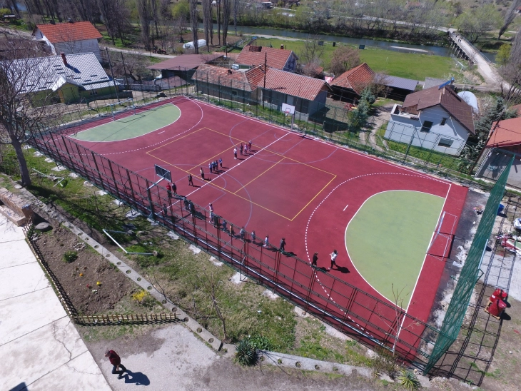 Ново спортско игралиште во кумановското село Пчиња