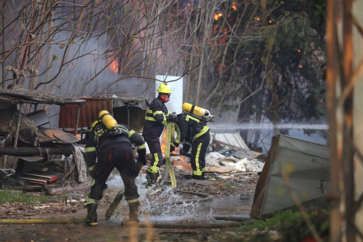 Пожарот кај „Треска“ локализиран, според градоначалничката Арсовска најверојатно бил подметнат