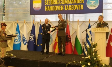 Генералот Митруцикос, нов командант на Бригадата на Југоисточна Европа стационирана во Куманово