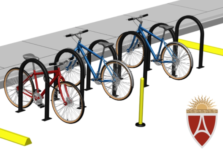 Здолжителни паркинзи за велосипеди во рамки на градежните парцели во Општина Аеродром