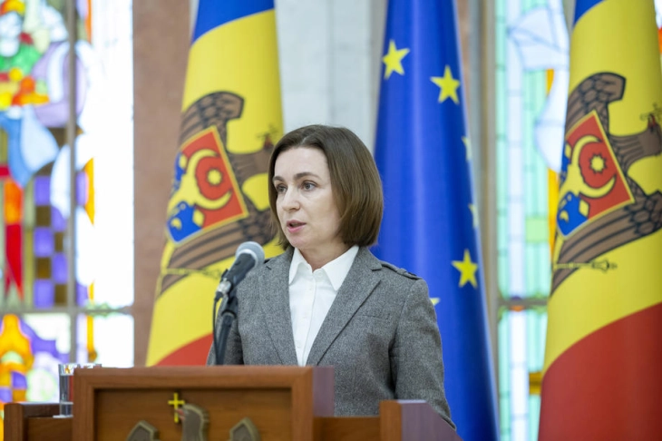 Санду: Молдавија се подготвува за можен прекин во испораката на гас од Русија