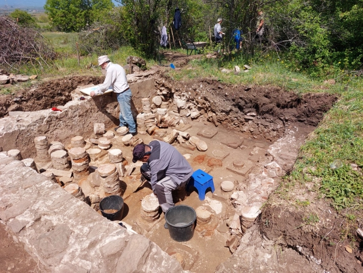 Откриена римска бања на локалитетот Долиште кај Прилеп