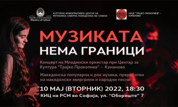 Концерт на Младинскиот оркестар при ЦК „Трајко Прокопиев“ во Софија