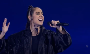 Андреа Коевска не влезе во финалето на Евровизија