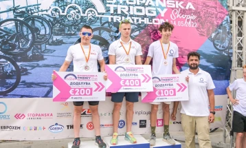 Борислав Палашев и Магдалена Станковска победници на „Stopanska Triogy Triathlon“