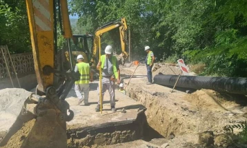 Нова водоводна линија до населба Брушани кај Тиквешко Езеро 