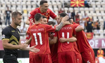 Убедлив триумф за македонските фудбалери на натпреварот со Гибралтар