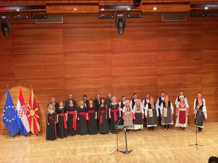 Во Филхармонија се одржа концерт посветен на 30 години дипломатски односи меѓу Северна Македонија и Хрватска