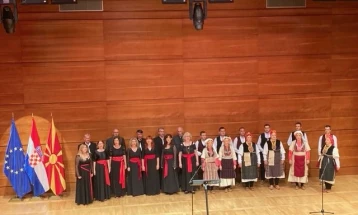 Во Филхармонија се одржа концерт посветен на 30 години дипломатски односи меѓу Северна Македонија и Хрватска