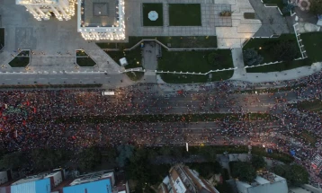 СДСМ: Неуспешниот митинг прати јасна порака, народот е против блокадите и антидражавното делување