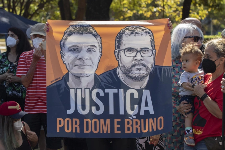 Уапсени осум лица за убиствата на британскиот новинар и експертот за Бразил