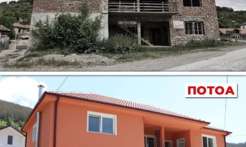 Заврши надворешната реконструкција на Задружниот дом во кумановското село Пчиња