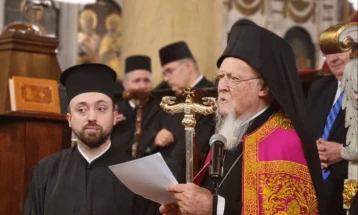 Охридската Архиепископија од патријархот Вартоломеј го прими Патријаршискиот акт за примање во богослужбено и канонско единство