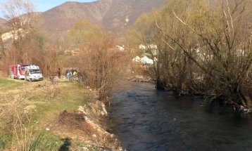 Речиси двојно намален водостојот на Вардар кај Јегуновце