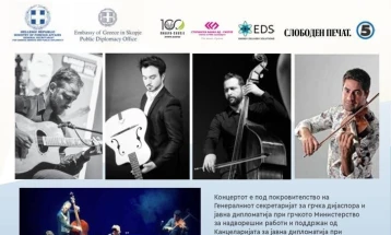 Концерт на „Џим Политис квартет“ од Грција на „Скопско лето“