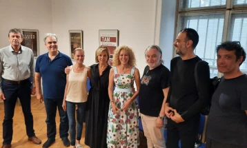 Олга Панго и Васо Ристов го посетија Културно-информативниот центар на Северна Македонија во Софија