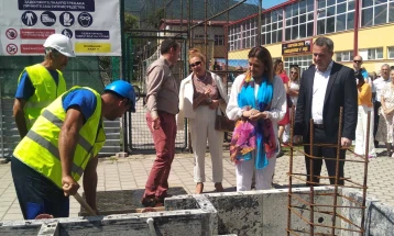 Поставен камен-темелник на првата градинка во скопската населба Пролет