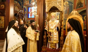 Историско богослужение во Солун на епископ Антаниски г. Партениј