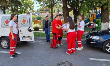 Акција на Црвениот крст Крива Паланка за справување со топлотниот бран 