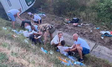 Во Бугарија се преврте автобус со деца од Србија, најмалку 10 повредени