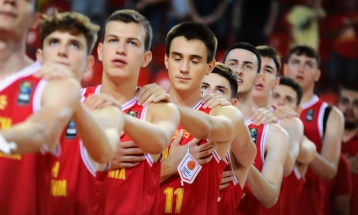 ЕП кошарка А-дивизија: Кадетите загубија од Шпанија, во осминафиналето ќе играат со Турција
