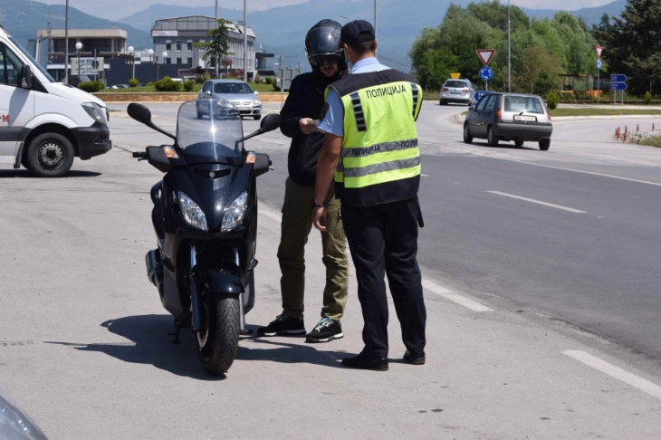 Единаесет одземени мотоцикли и санкционирани 332 возачи на територијата на државата