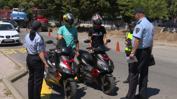 Санкции за 231 возач на мотоцикли, одземени четири возила