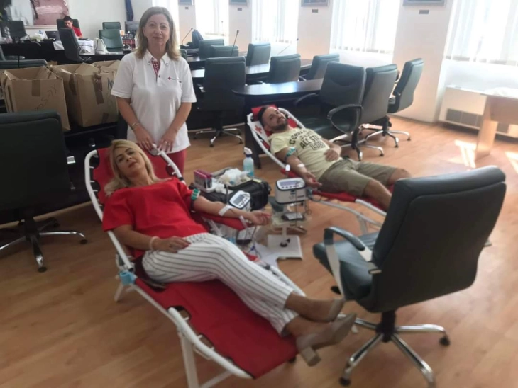 Крводарителска акција во Кавадарци, обезбедени 28 крвни единици