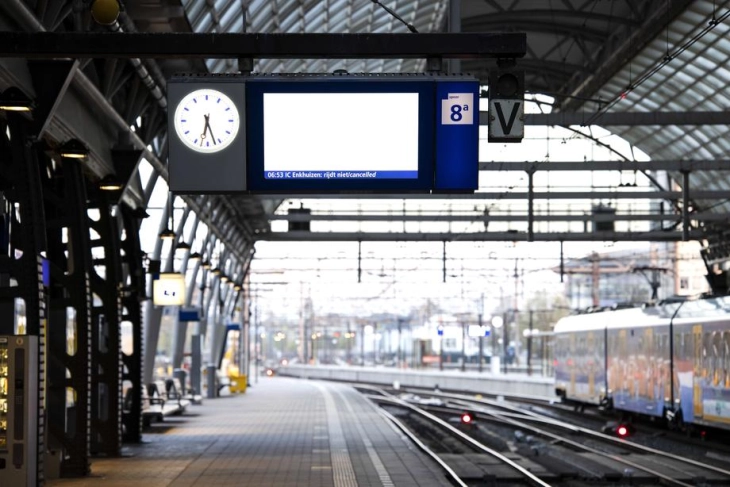Штрајк на вработени во холандските железници, бараат повисоки плати