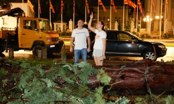 Герасимовски: Општинските служби се на терен и ги санираат штетите