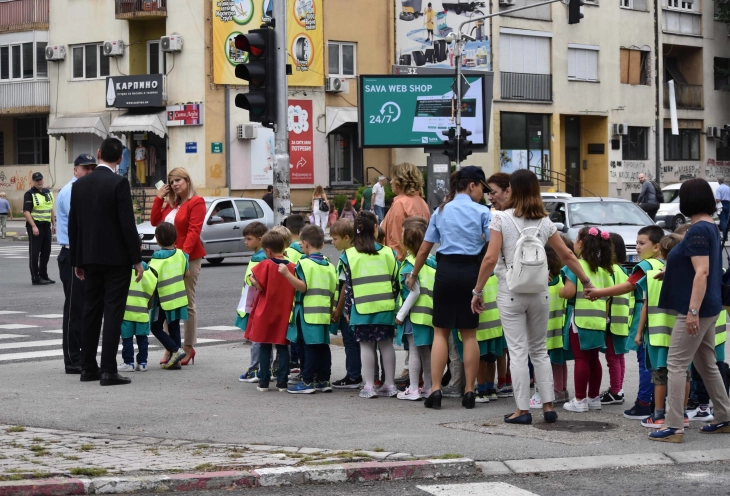 Кампања на МВР и РСБСП „Да ги заштитиме децата во сообраќајот“