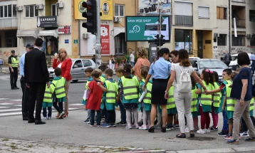 Кампања на МВР и РСБСП „Да ги заштитиме децата во сообраќајот“