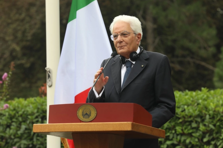 Обраќање на италијанскиот претседател пред македонското Собрание (во живо)