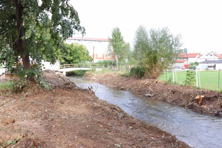 Исчистено дел од речното корито во Куманово, граѓаните бараат да продолжи долж течението