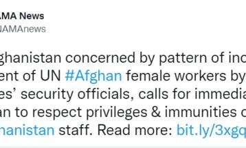 ОН ги предупредија талибанците да не го вознемируваат нивниот женски персонал