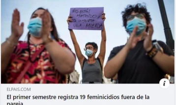 Шпанија прва во светот со официјална статистика за фемицид