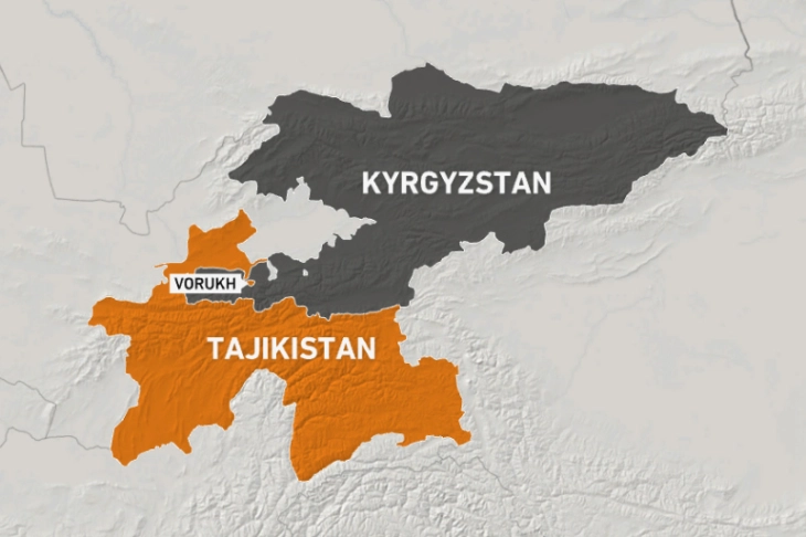 По интензивните борби, Киргистан и Таџикистан не пријавија големи инциденти во текот на ноќта