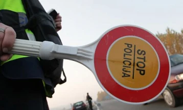 Санкционирани 165 возачи во Скопје, 52 за брзо возење