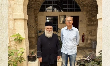 Епископ Антаниски г.Партениј се сретна со македонскиот  в.д. амбасадор во Израел