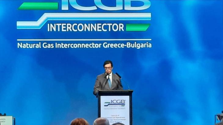 Пендаровски: Интерконекторот ИГБ отвора сигурна порта за диверзифициран природен гас за Југоисточна Европа