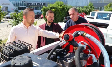 ТППЕ Куманово доби возило за гасење пожар со пумпа за гасење пожар