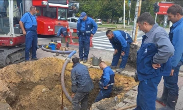 Интервенции и акции на ЈП Водовод и канализација за непрекинато и квалитетно водоснабдување во Скопје