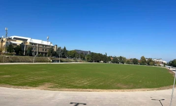Реконструирано фудбалското игралиште при Спортски центар Кавадарци 