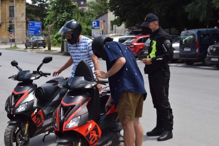 Одземени четири мотоцикли, 154 казнети моторџии на територијата на цела држава