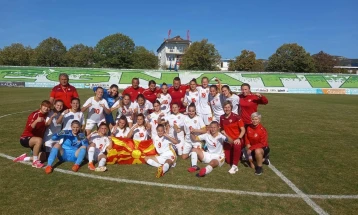 У17: Македонските фудбалерки со победа над Молдавија го потврдија пласманот во А-лигата