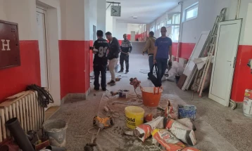 Во штипските училиштa се одвиваат градежни зафати