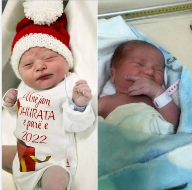 Në Shqipëri dy foshnje meshkuj kanë lindur në Vitin e Ri