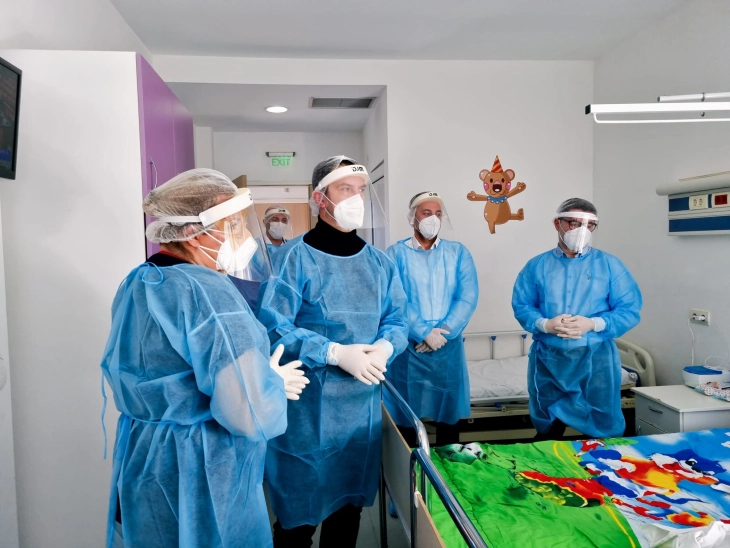 Sali për vizitë në spitalin e fëmijëve në Kozle dhe në Qendrën e fibrozës cistike