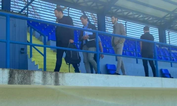Një delegacion i UEFA-s për kontroll në stadiumin e KF Shkupit në Çair
